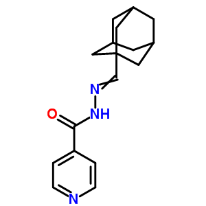 N-(1-adamantylmethylideneamino)pyridine-4-carboxamide Structure,70218-59-6Structure