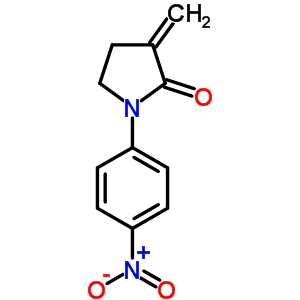 3-Methylidene-1-(4-nitrophenyl)pyrrolidin-2-one Structure,70259-96-0Structure