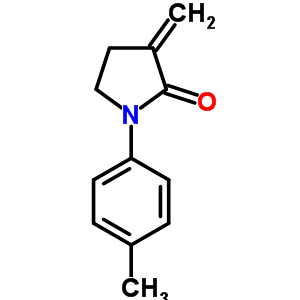 2-Pyrrolidinone,3-methylene-1-(4-methylphenyl)- Structure,70259-97-1Structure