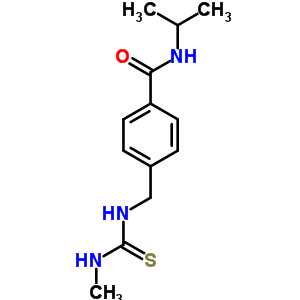 4-[(Methylthiocarbamoylamino)methyl]-n-propan-2-yl-benzamide Structure,70380-45-9Structure