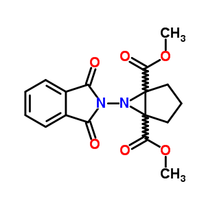 Dimethyl 6-(1,3-dioxoisoindol-2-yl)-6-azabicyclo[3.1.0]hexane-1,5-dicarboxylate Structure,70381-07-6Structure