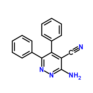 4-Pyridazinecarbonitrile,3-amino-5,6-diphenyl- Structure,70413-23-9Structure