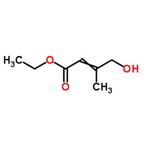 2-Butenoic acid,4-hydroxy-3-methyl-, ethyl ester Structure,70423-43-7Structure