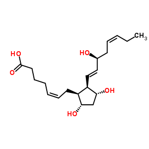 (5Z,8beta,9alpha,11alpha,13e,15s,17z)-9,11,15-trihydroxyprosta-5,13,17-trien-1-oic acid Structure,7045-31-0Structure