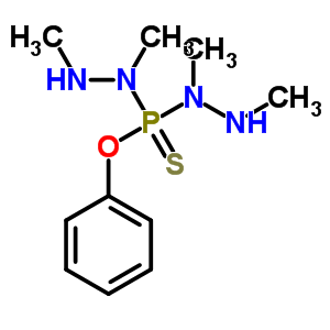 1,2-Dimethyl-1-[(methyl-methylamino-amino)-phenoxy-phosphinothioyl]hydrazine Structure,70509-02-3Structure