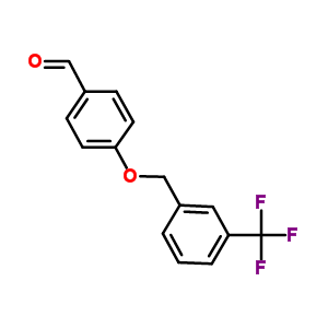 4-{[3-(Trifluoromethyl)benzyl]oxy}benzaldehyde Structure,70627-18-8Structure