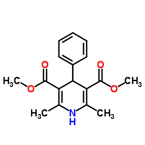 Dimethyl 2,6-dimethyl-4-phenyl-1,4-dihydropyridine-3,5-dicarboxylate Structure,70677-78-0Structure