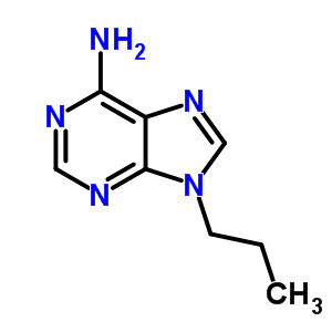 9H-purin-6-amine, 9-propyl- Structure,707-98-2Structure