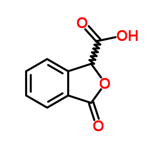 3-Oxo-1,3-dihydro-2-benzofuran-1-carboxylic acid Structure,708-14-5Structure