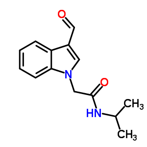 2-(3-Formyl-indol-1-yl)-N-isopropyl-acetamide Structure,708284-70-2Structure