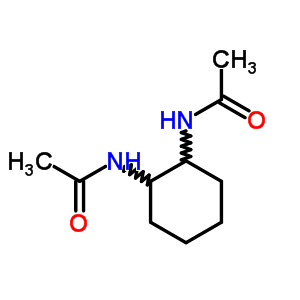 Trans-n,n’-diacetylcyclohexane-1,2-diamine Structure,70924-78-6Structure