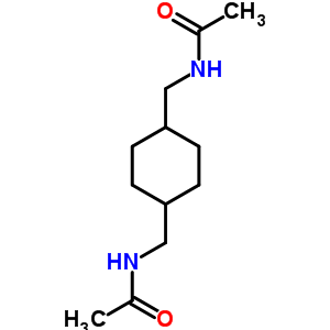 N-[[4-(acetamidomethyl)cyclohexyl]methyl]acetamide Structure,70924-83-3Structure