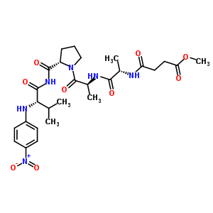 Meosuc-aapv-pna Structure,70967-90-7Structure