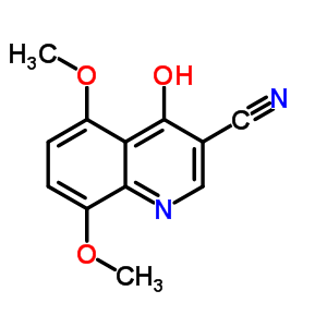 1,4-Dihydro-5,8-dimethoxy-4-oxo-3-quinolinecarbonitrile Structure,71083-78-8Structure