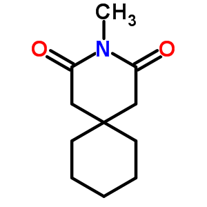 3-Azaspiro[5.5]undecane-2,4-dione,3-methyl- Structure,711-03-5Structure