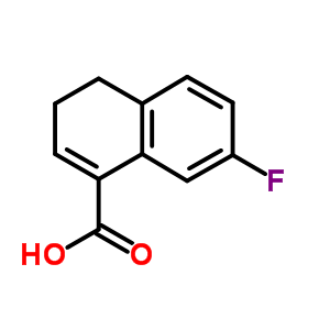 7-Fluoro-3,4-dihydronaphthalene-1-carboxylic acid Structure,711-80-8Structure