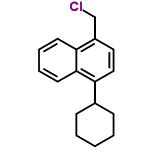 1-Chloromethyl-4-cyclohexylnaphthalene Structure,71109-04-1Structure