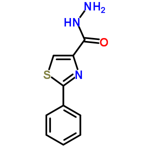 2-Phenyl-1,3-thiazole-4-carbohydrazide Structure,7113-12-4Structure