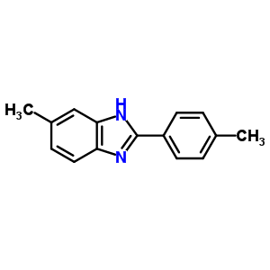 5-Methyl-2-p-tolyl-1h-benzoimidazole Structure,7118-66-3Structure