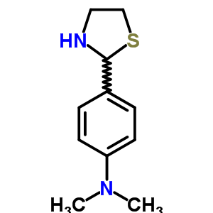 2-(4-Dimethylaminophenyl)thiazolidine Structure,712-80-1Structure