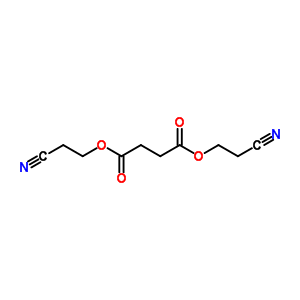 Bis(2-cyanoethyl) butanedioate Structure,71228-07-4Structure