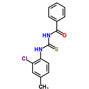 N-[(2-chloro-4-methyl-phenyl)thiocarbamoyl]benzamide Structure,71233-09-5Structure