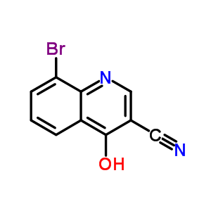 8-Bromo-1,4-dihydro-4-oxo-3-quinolinecarbonitrile Structure,71246-50-9Structure