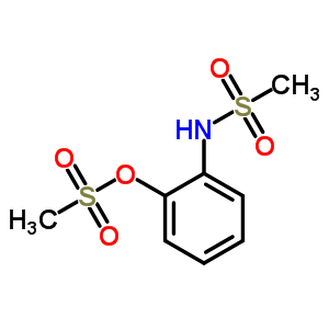 Methanesulfonamide,n-[2-[(methylsulfonyl)oxy]phenyl]- Structure,71270-62-7Structure