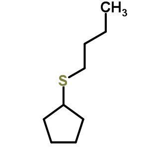 Cyclopentane, (butylthio)- Structure,7133-16-6Structure