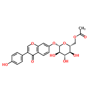 6-O-acetyldaidzin Structure,71385-83-6Structure