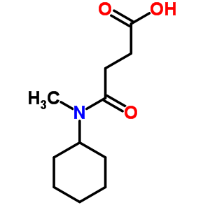 4-[Cyclohexyl(methyl)amino]-4-oxobutanoic acid Structure,714278-92-9Structure