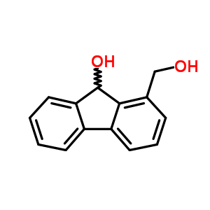 9H-fluorene-1-methanol,9-hydroxy- Structure,7145-70-2Structure