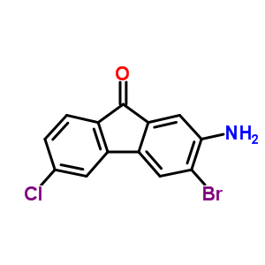 9H-fluoren-9-one,2-amino-3-bromo-6-chloro- Structure,7145-80-4Structure