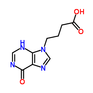 4-(6-Oxo-3h-purin-9-yl)butanoic acid Structure,7145-85-9Structure