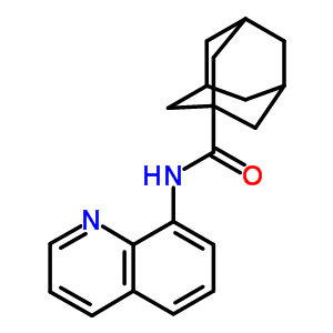 N-quinolin-8-yladamantane-1-carboxamide Structure,71458-47-4Structure