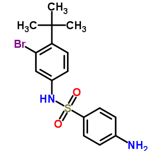 4-Amino-n-(3-bromo-4-tert-butyl-phenyl)benzenesulfonamide Structure,7148-20-1Structure