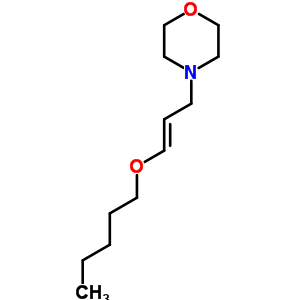 4-(3-Pentyloxyallyl)morpholine Structure,7148-25-6Structure