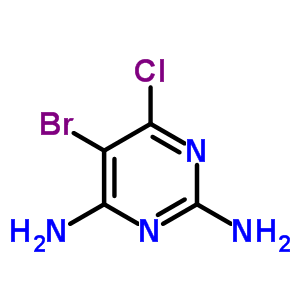 5-Bromo-6-chloro-2,4-pyrimidinediamine Structure,7150-68-7Structure