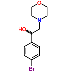 1-(4-Bromophenyl)-2-morpholinoethanol Structure,7155-26-2Structure