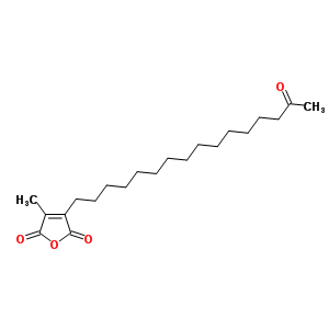 3-Methyl-4-(15-oxohexadecyl)furan-2,5-dione Structure,71595-42-1Structure