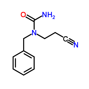 Urea,n-(2-cyanoethyl)-n-(phenylmethyl)- Structure,717-73-7Structure