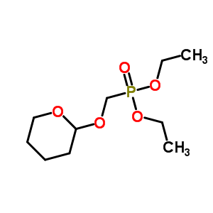 P-[[(tetrahydro-2h-pyran-2-yl)oxy]methyl]-phosphonic acid diethyl ester Structure,71885-51-3Structure