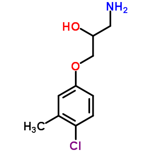 1-Amino-3-(4-chloro-3-methyl-phenoxy)-propan-2-ol Structure,71954-32-0Structure