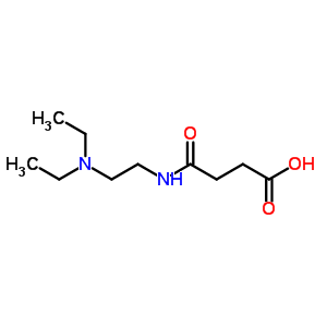 4-[[2-(Diethylamino)ethyl]amino]-4-oxobutanoic acid Structure,72038-39-2Structure