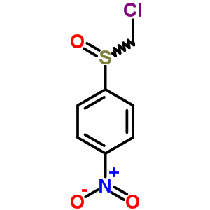 Benzene,1-[(chloromethyl)sulfinyl]-4-nitro- Structure,7205-95-0Structure