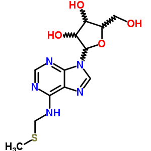 Adenosine,n-[(methylthio)methyl]-(9ci) Structure,72071-18-2Structure