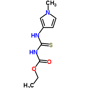 Ethyl n-[(1-methylpyrrol-3-yl)thiocarbamoyl]carbamate Structure,72082-29-2Structure