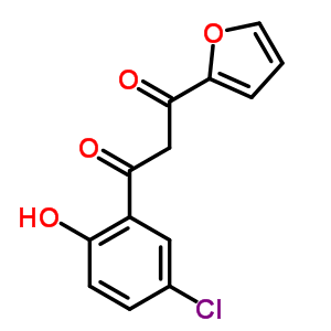 1-(5-Chloro-2-hydroxy-phenyl)-3-(2-furyl)propane-1,3-dione Structure,7209-68-9Structure