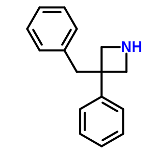 3-Phenyl-3-(phenylmethyl)azetidine Structure,7215-25-0Structure