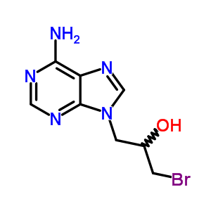 9H-purine-9-ethanol,6-amino-a-(bromomethyl)- Structure,72220-14-5Structure